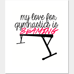 Love for Gymnastics is Beaming Posters and Art